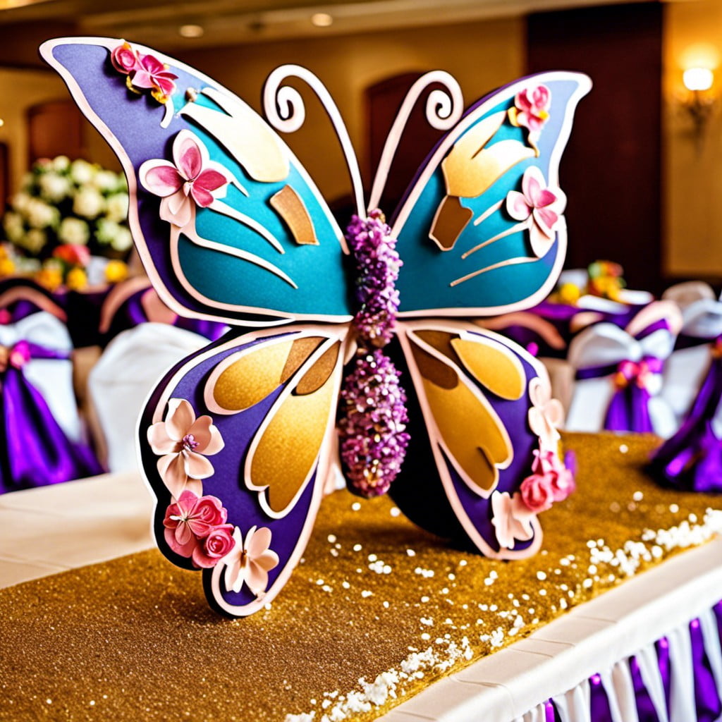 butterfly themed decor