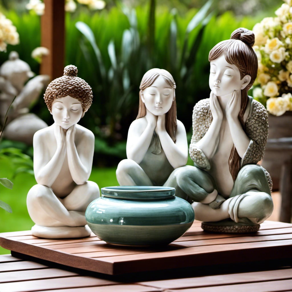 ceramic garden statues