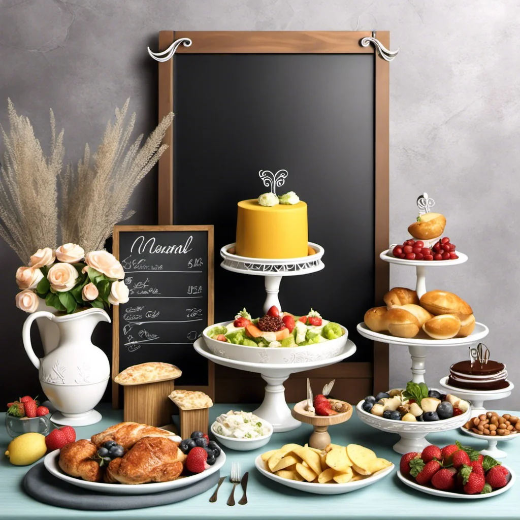 chalkboard menu display