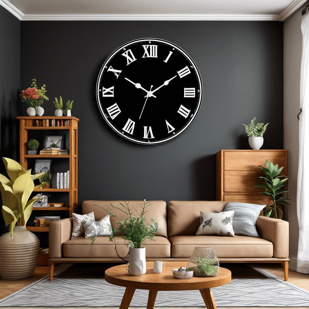 chalkboard wall clock