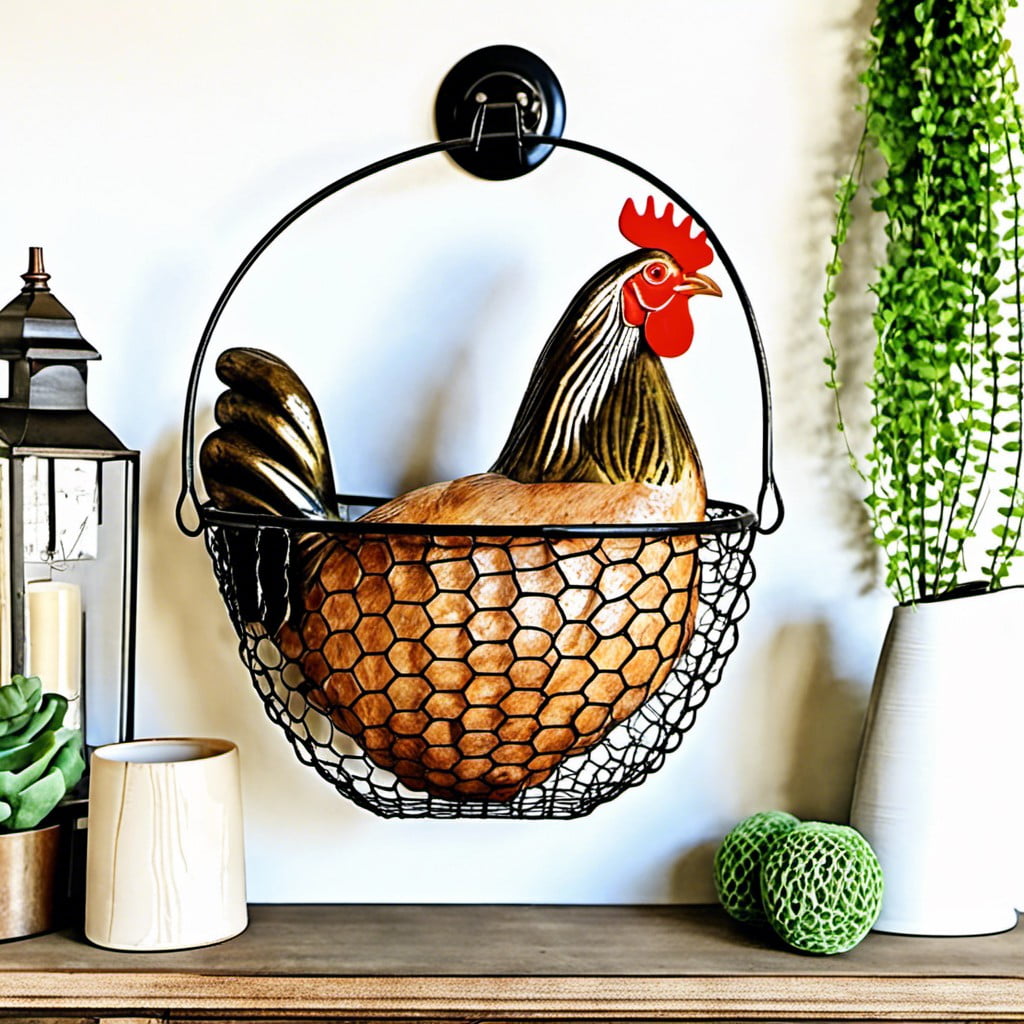 chicken wire wall basket