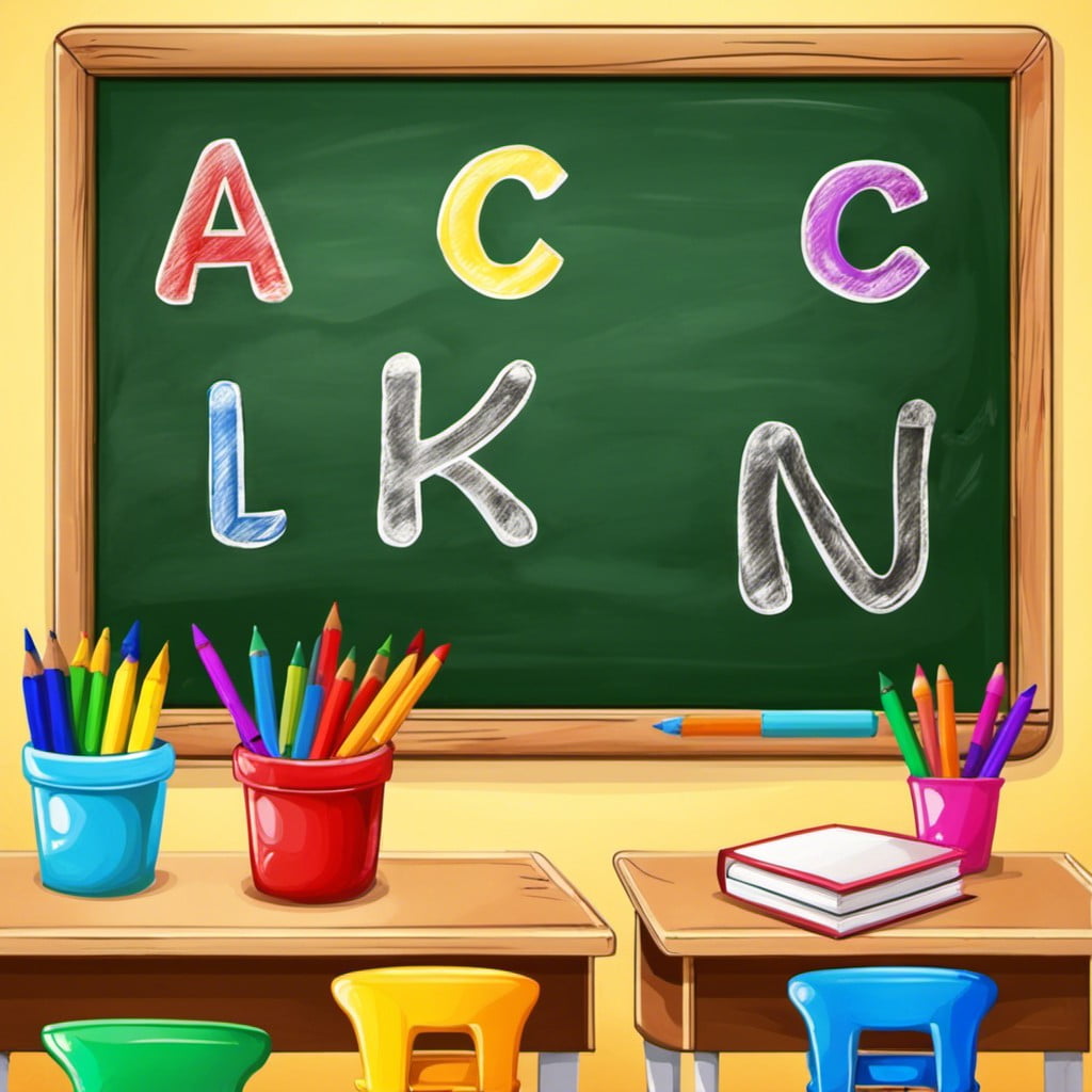 classroom alphabet