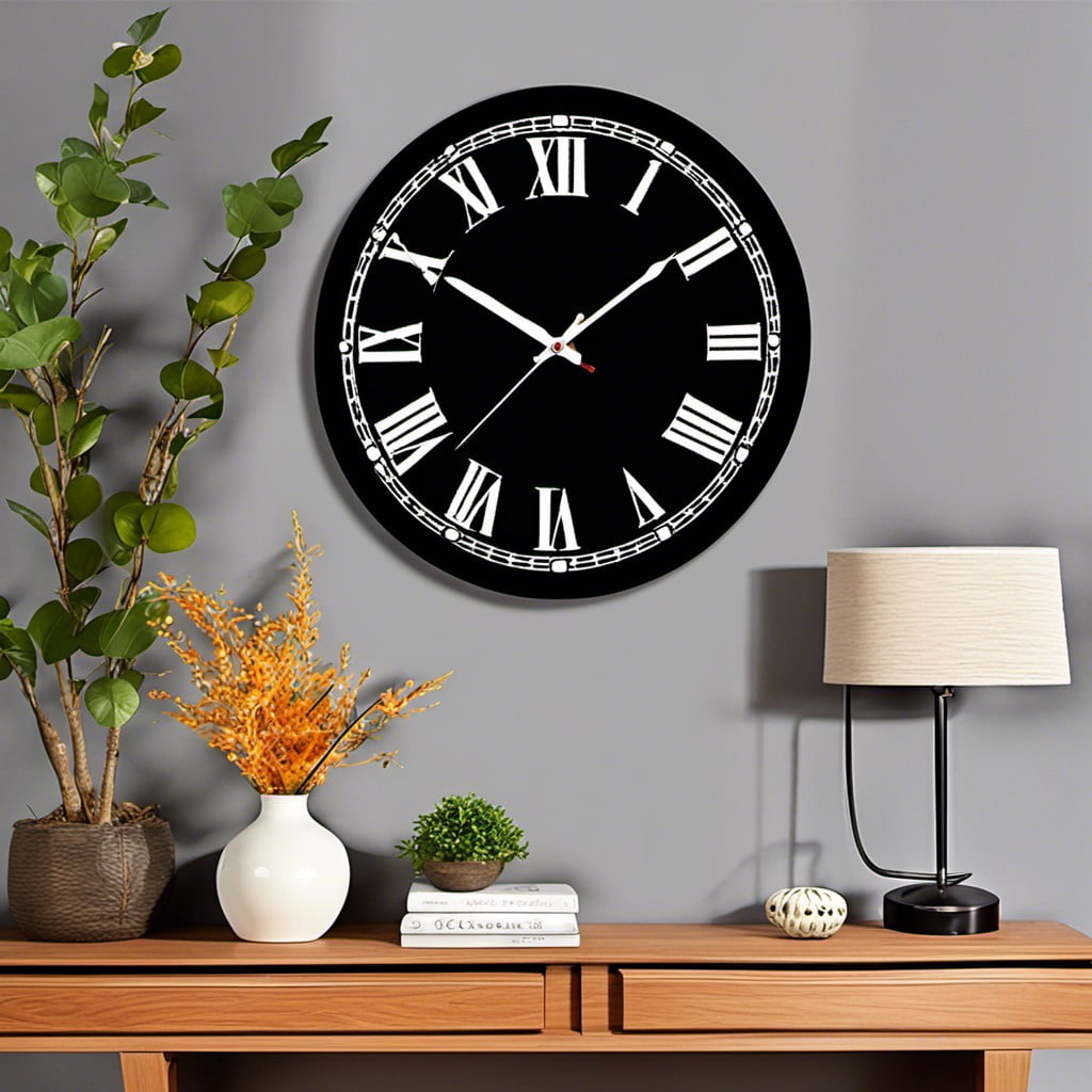 clock with interchangeable faceplates