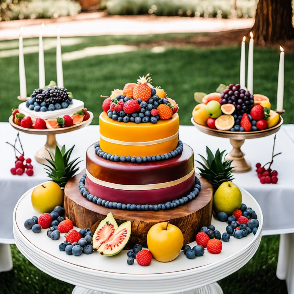 colorful fruit accents