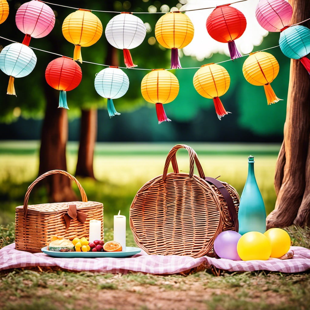 colorful paper lanterns