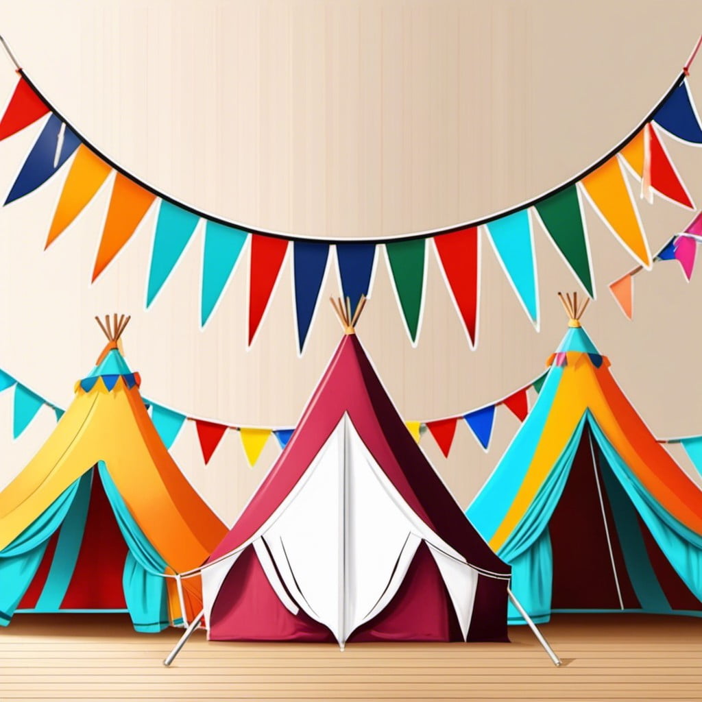 colorful pennant banners