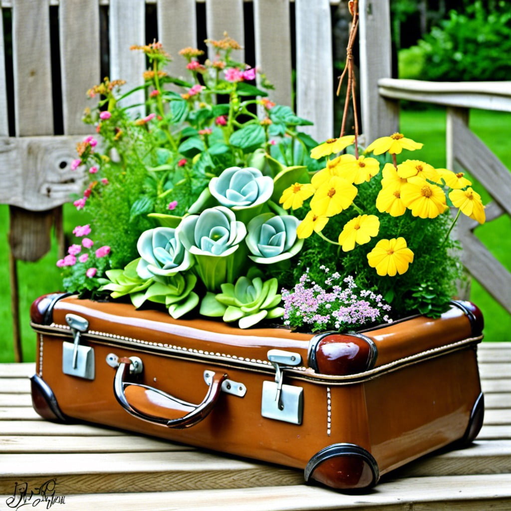 converting a vintage suitcase