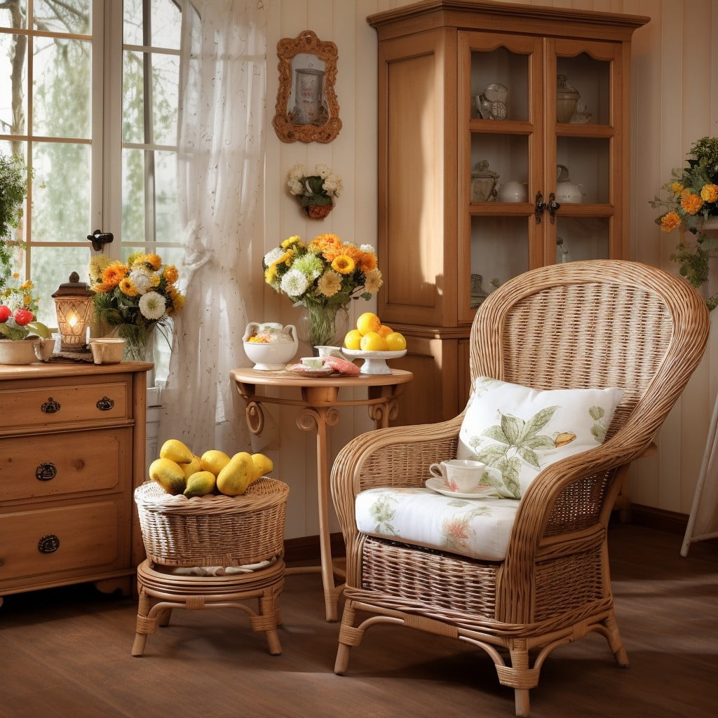 creating cozy corners with wicker furniture