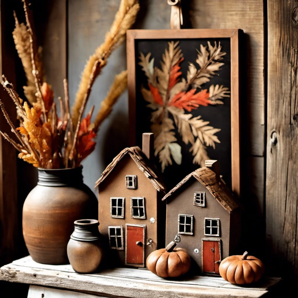 decorate with primitive folk art