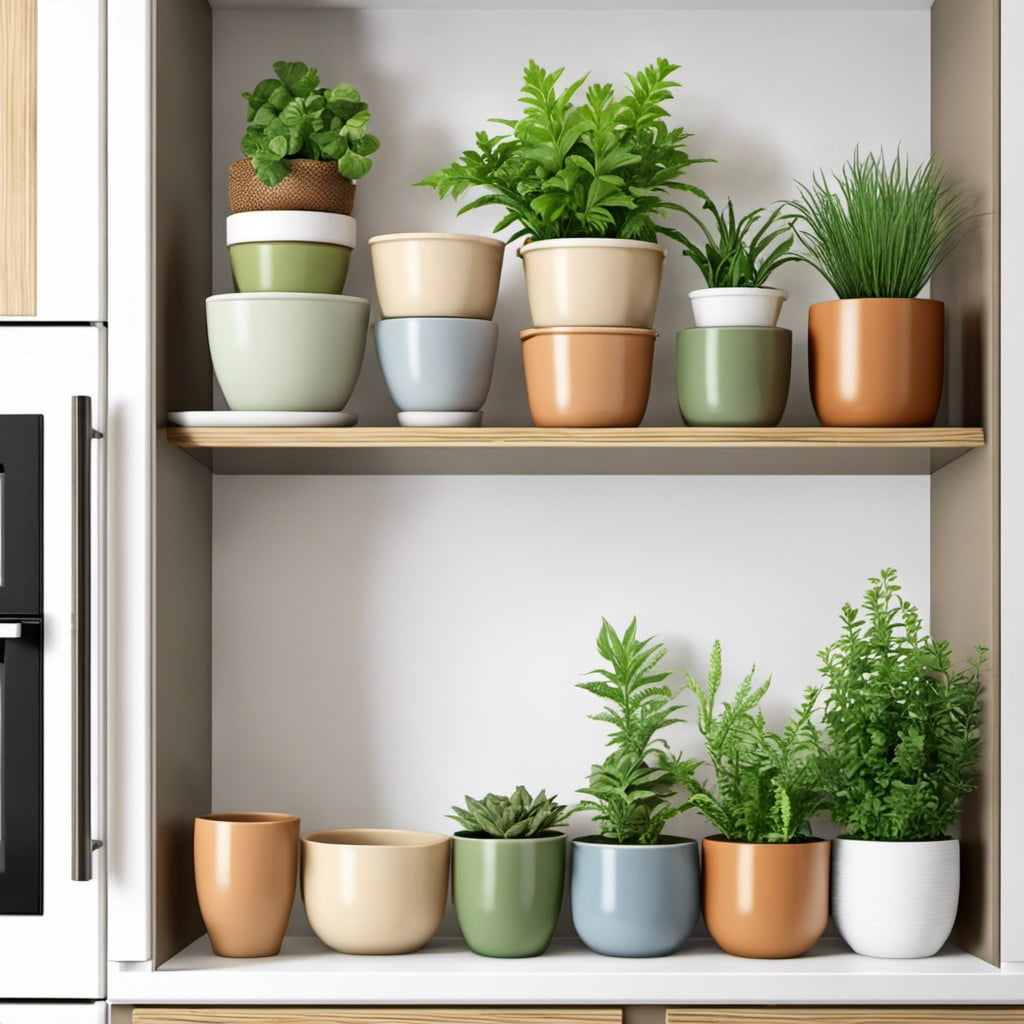 decorative small plant pots