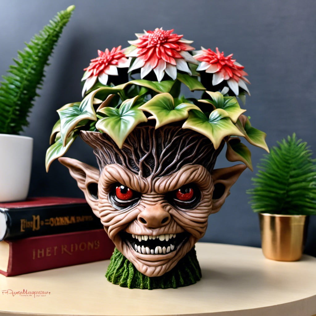 demogorgon inspired flower pots