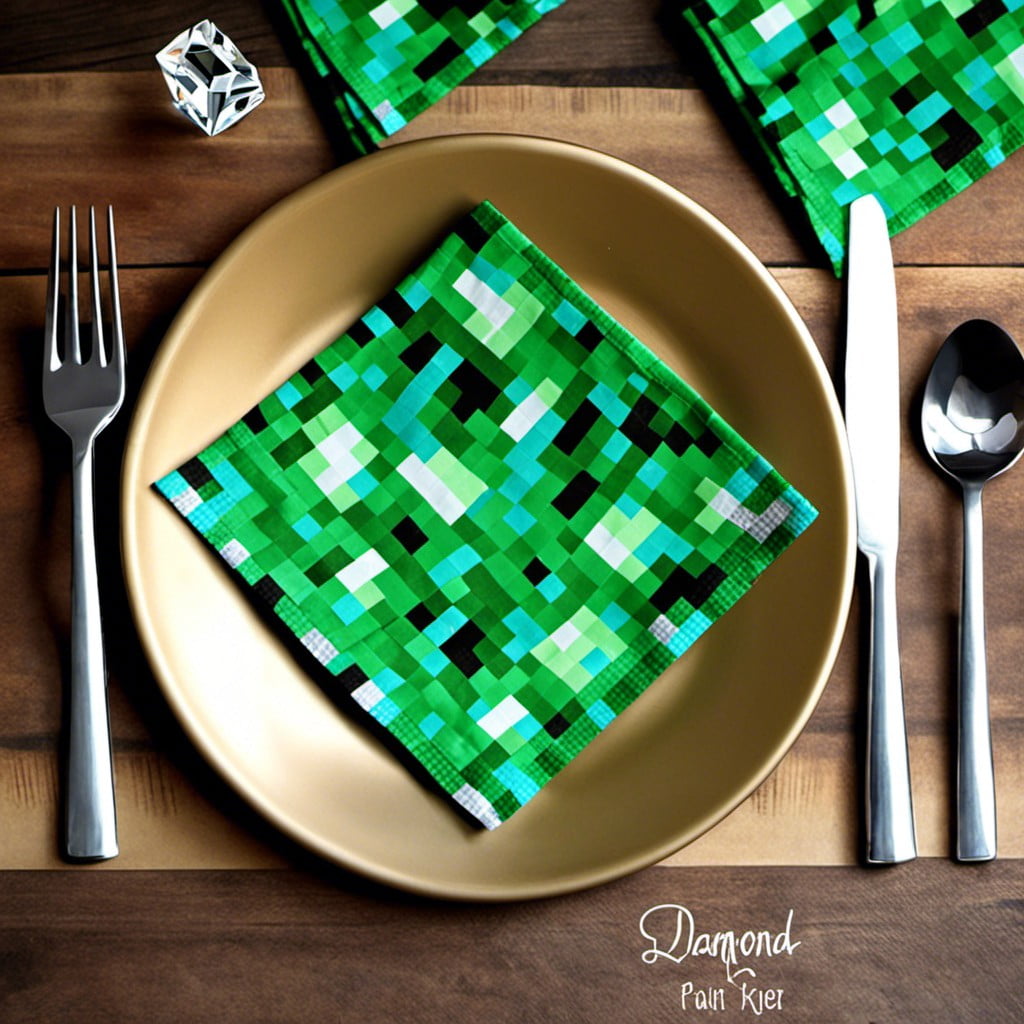 diamond ore napkins