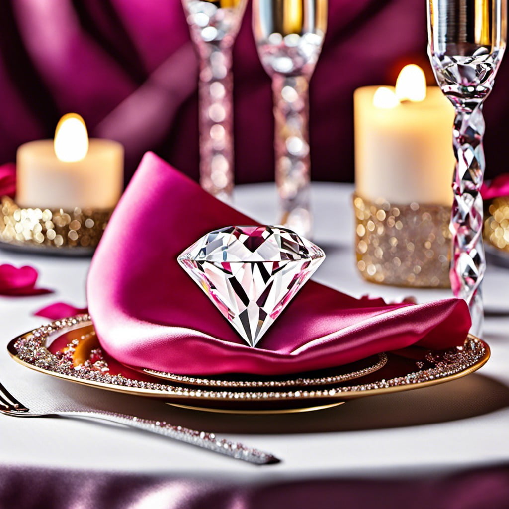 diamond scatters for table decor