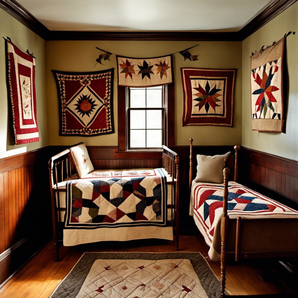 display antique quilts