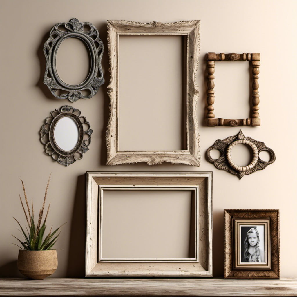 distressed picture frames