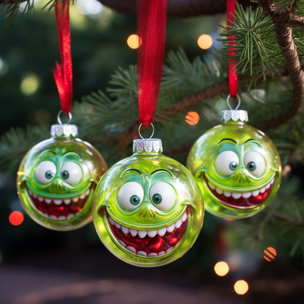 diy grinch ornaments