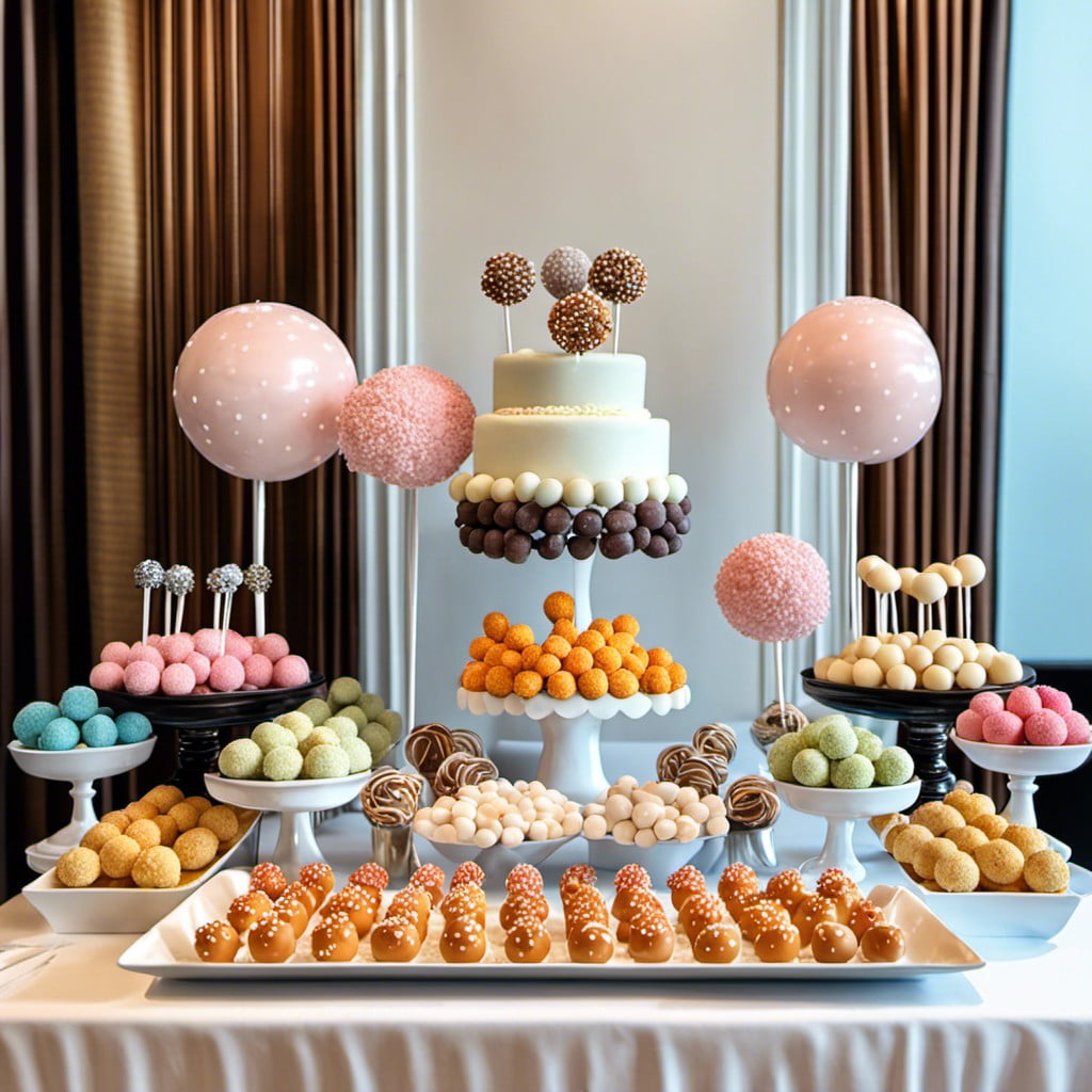 edible decor i.e. cake pops sugar art