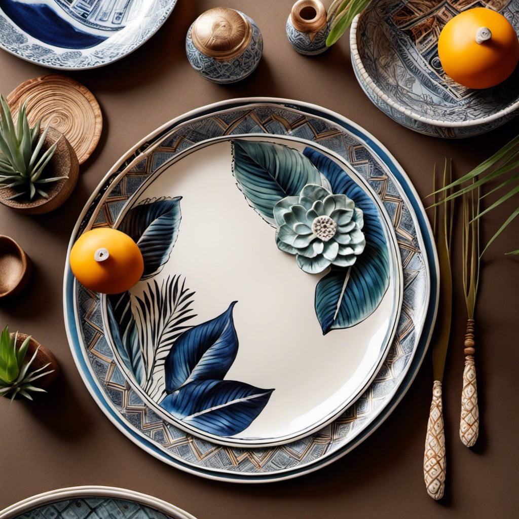 exotic ceramic plates