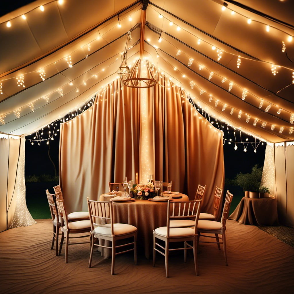 fairy light curtains