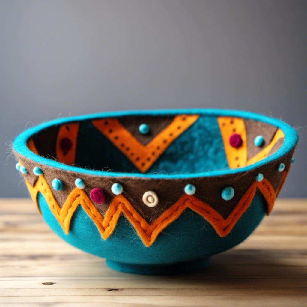 felt layered bowl