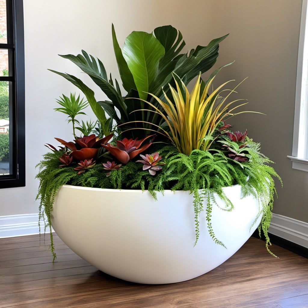 fiberglass planter homemade