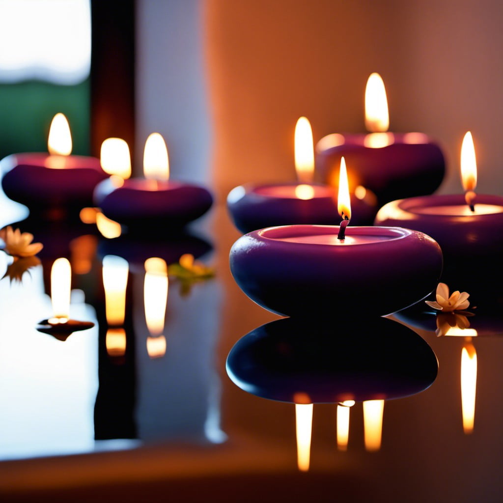 floating candle centerpiece