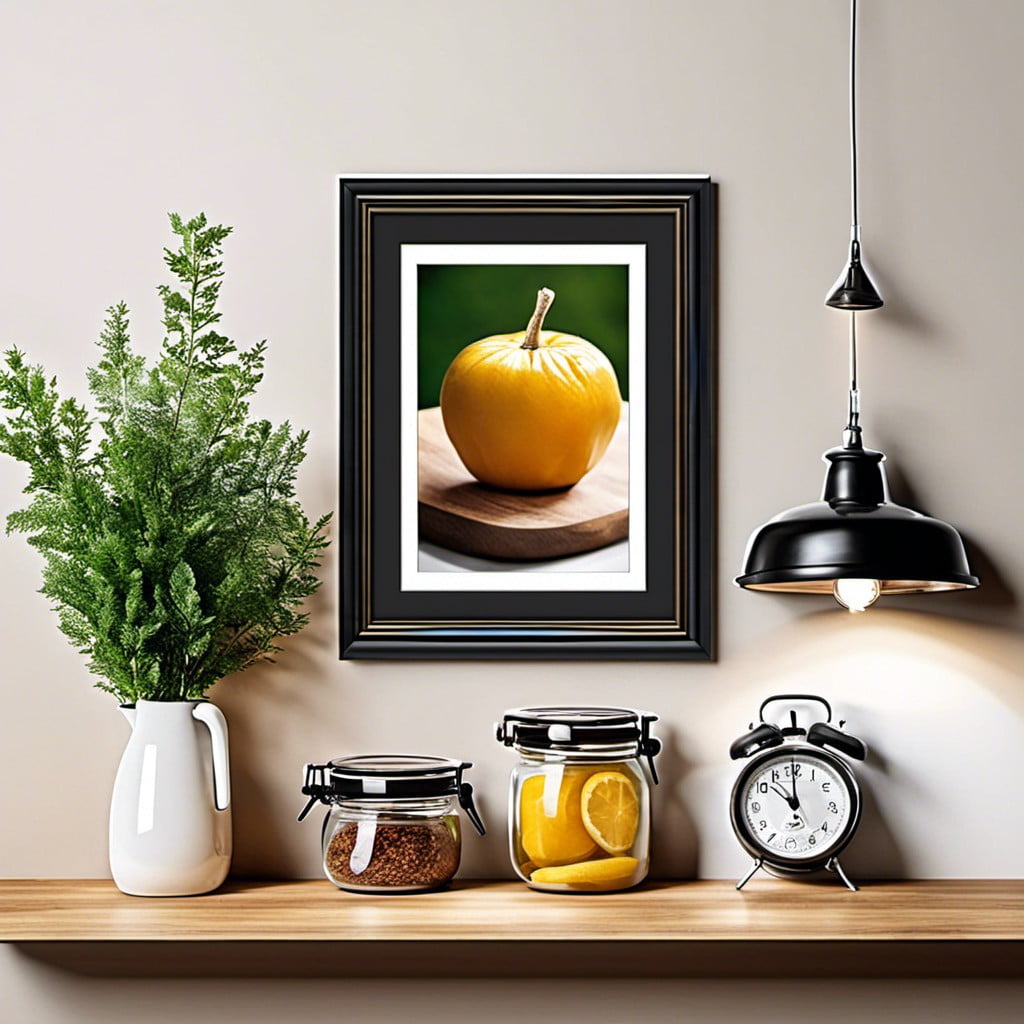 framed kitchen art prints