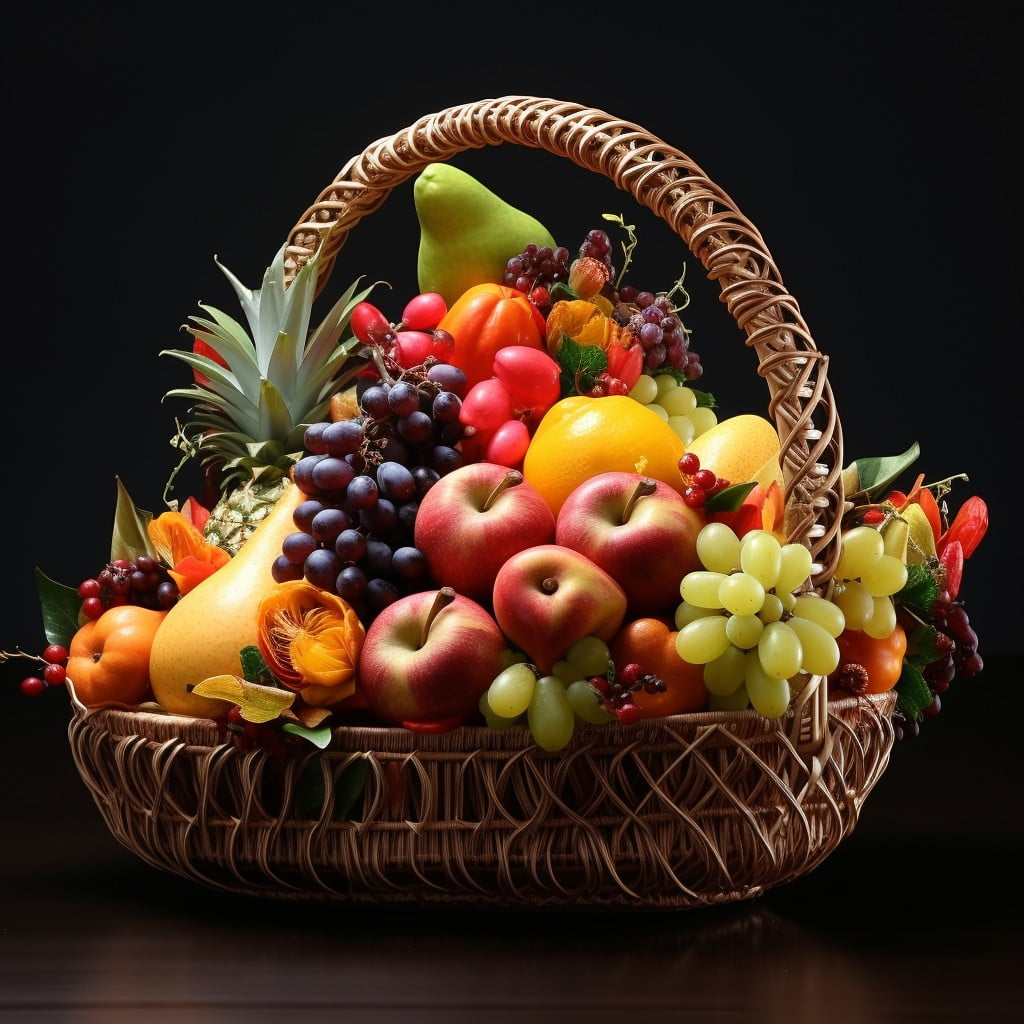 fruit arrangement basket