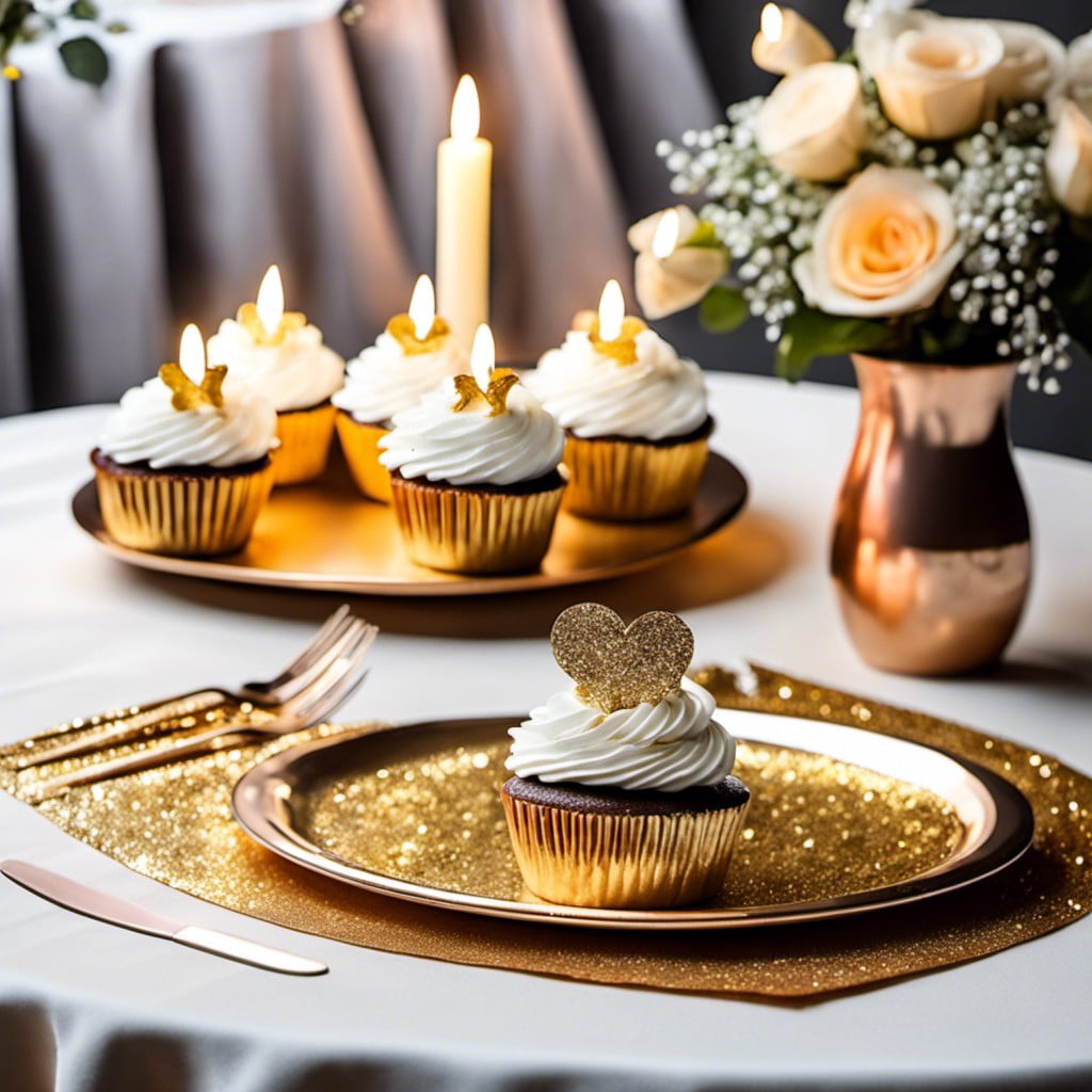 glittering table runner