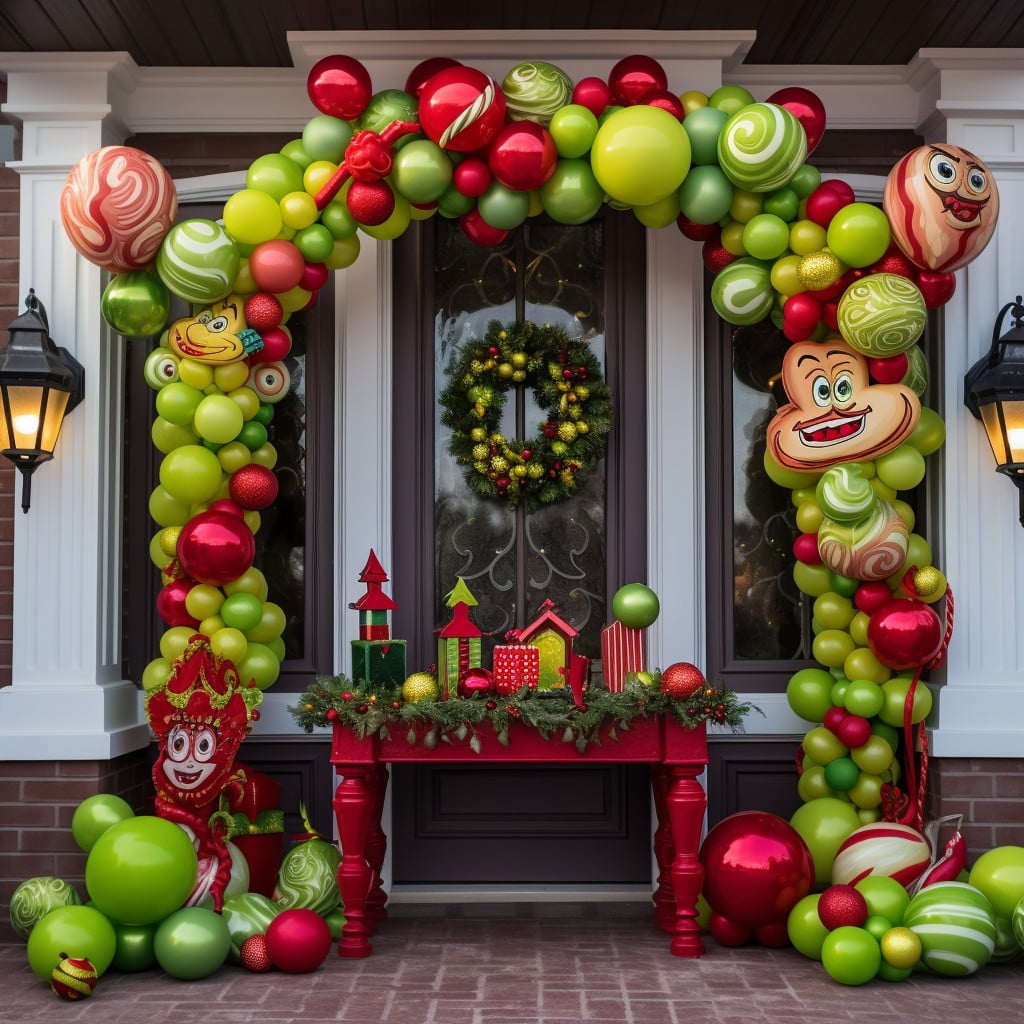 grinch inspired garlands