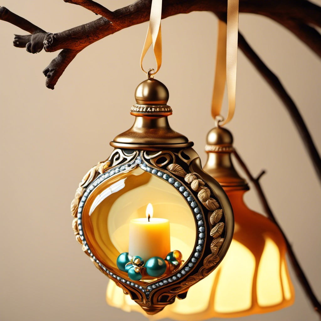 hang pendants from the rim