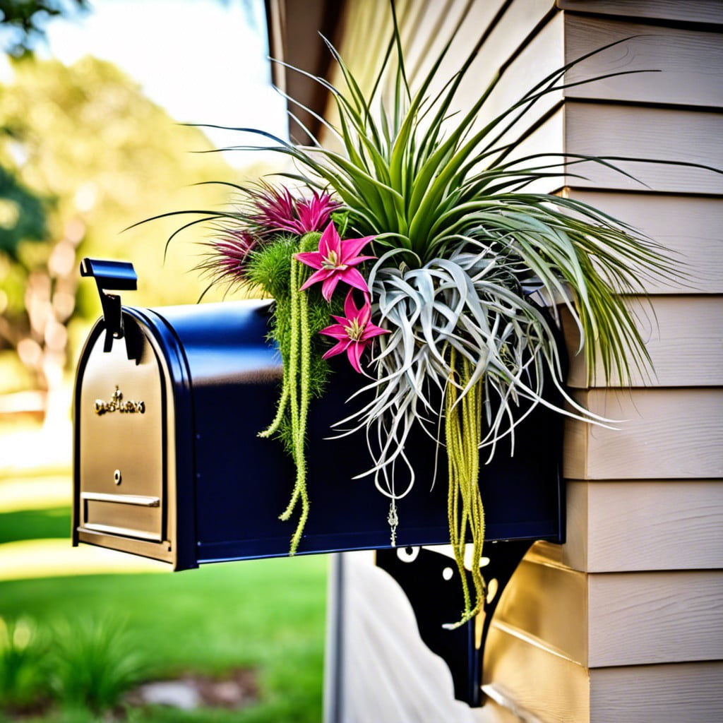 hanging air plants decoration