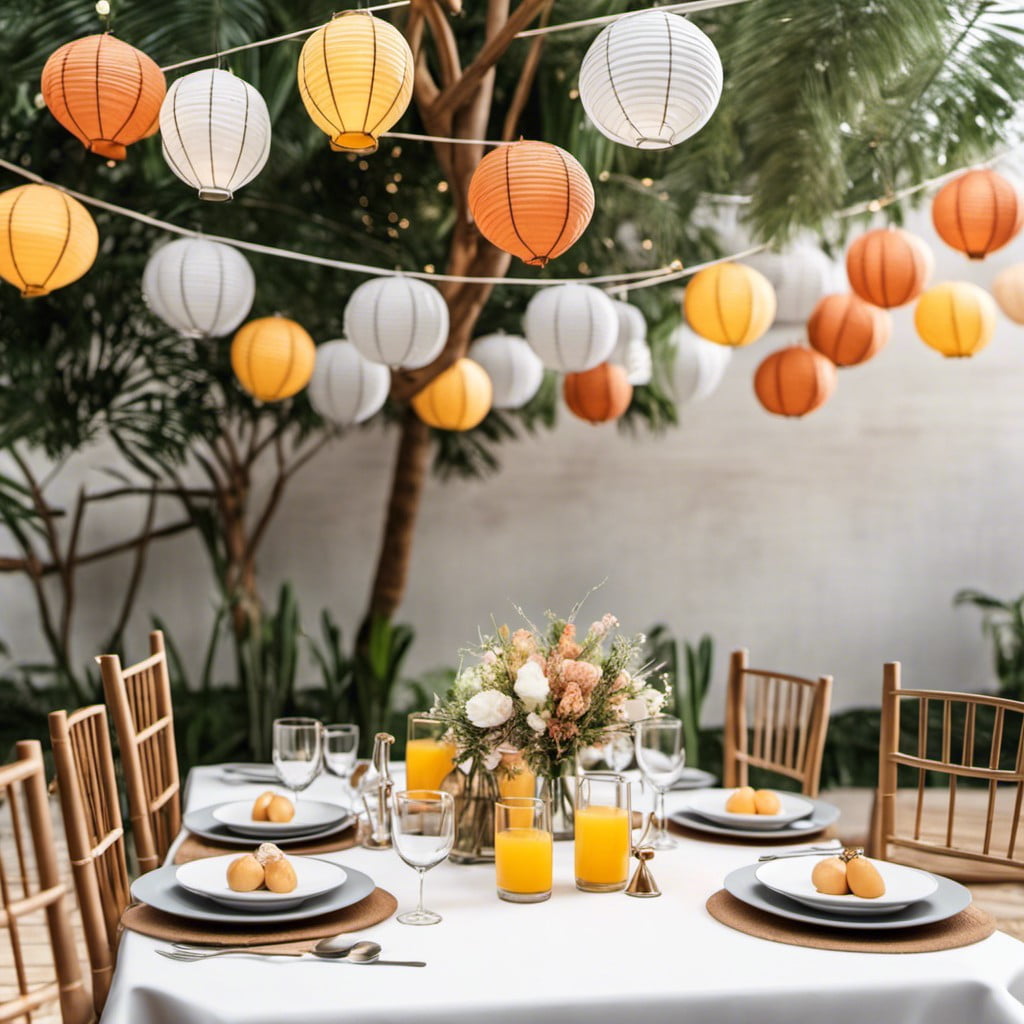 hanging lanterns