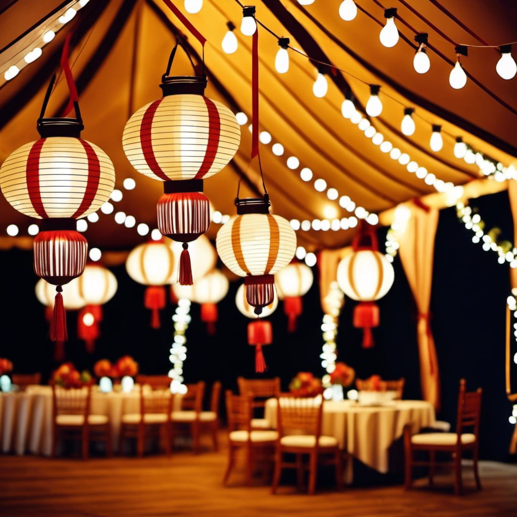 hanging lanterns