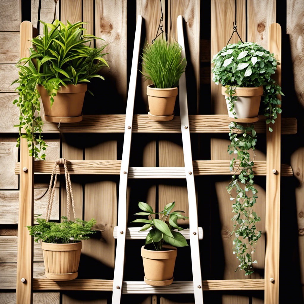 hanging pot ladder