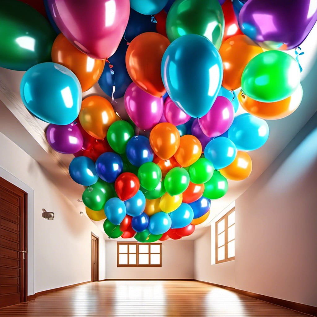 helium balloon ceiling