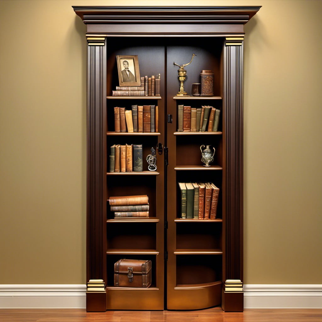 hidden bookcase door