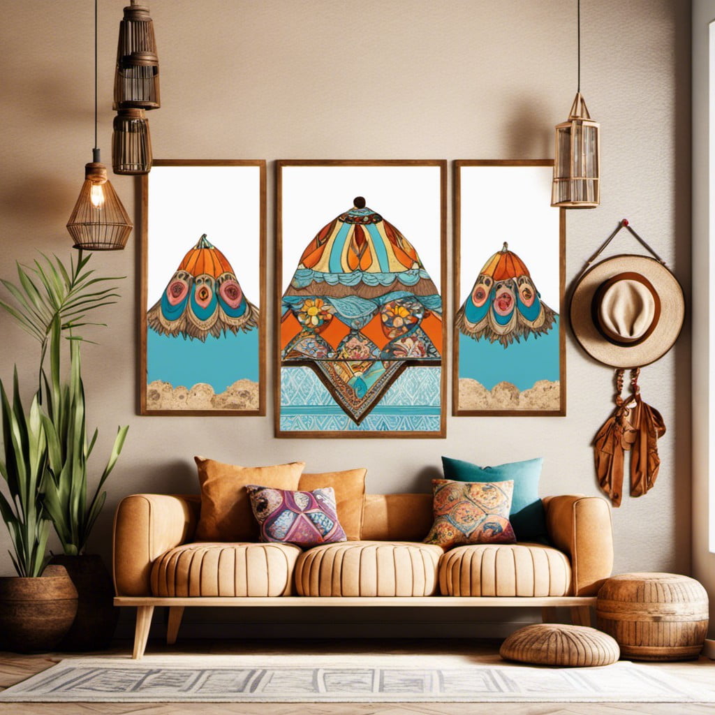 hippy chic wall decals