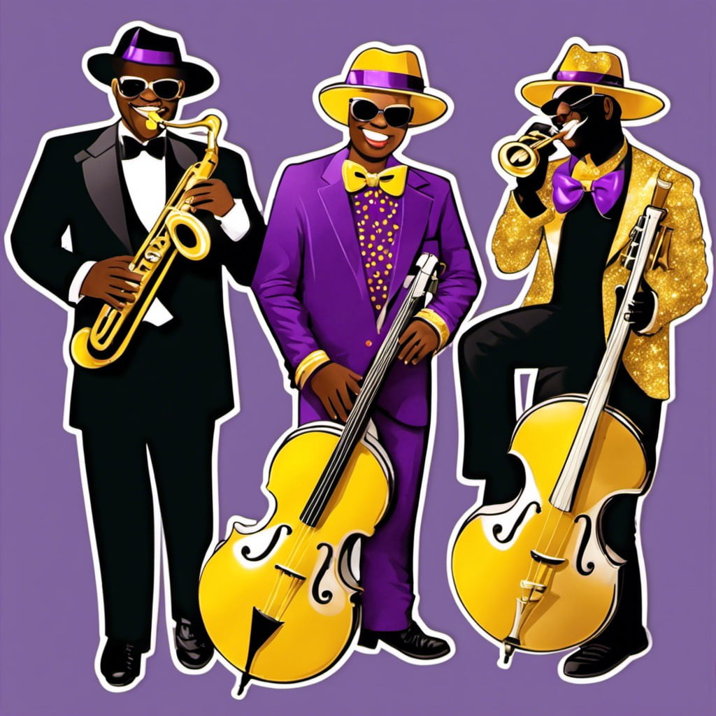 jazz musicians cutouts
