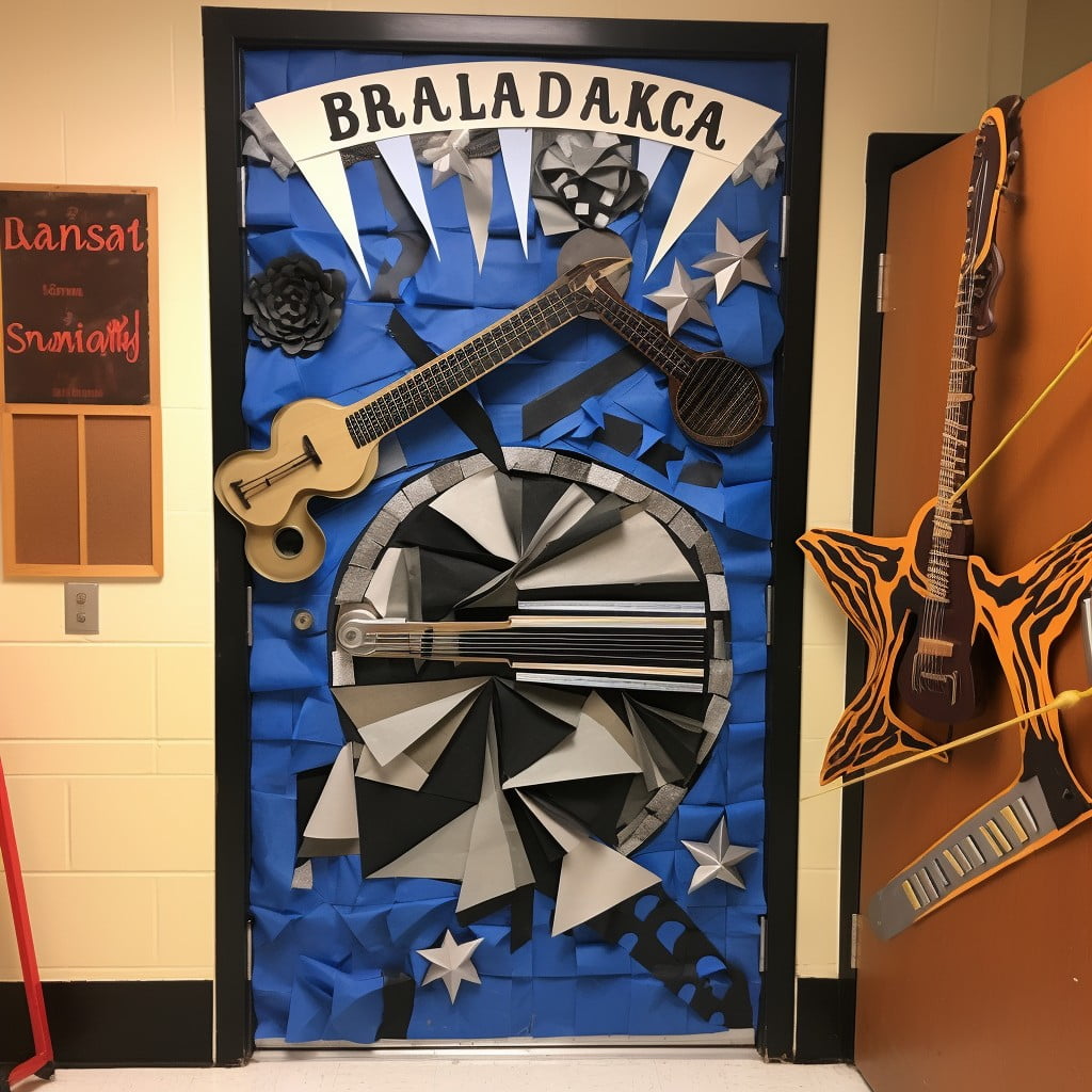 jazz or blues inspired door