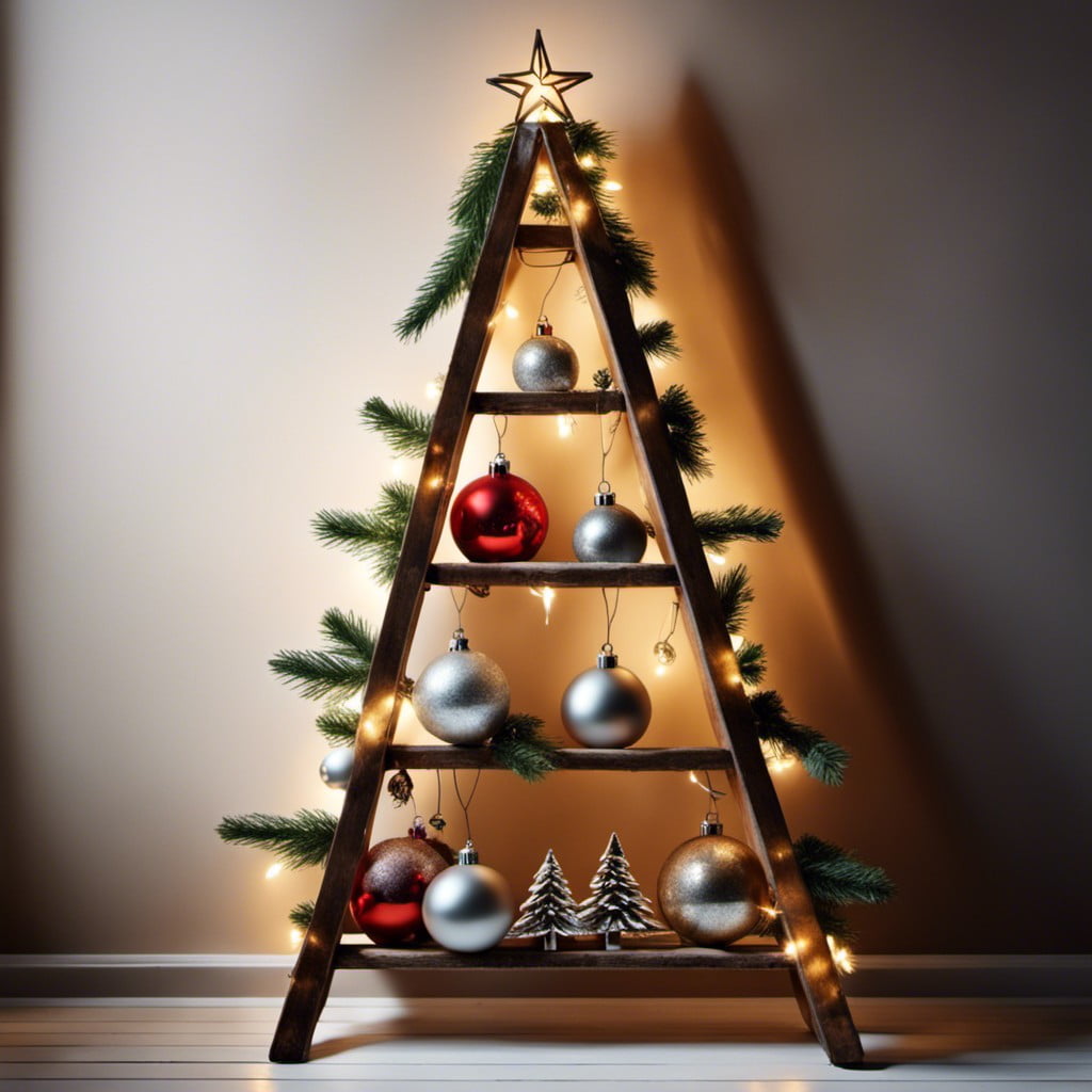 ladder christmas tree