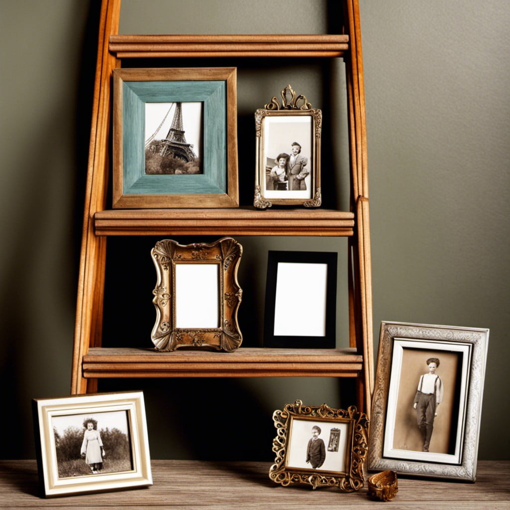 ladder picture frame