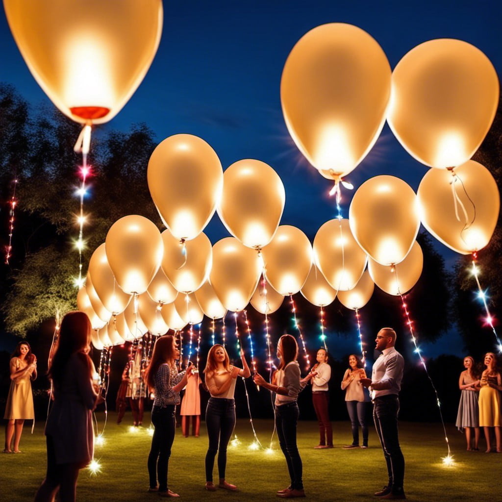 led light balloons