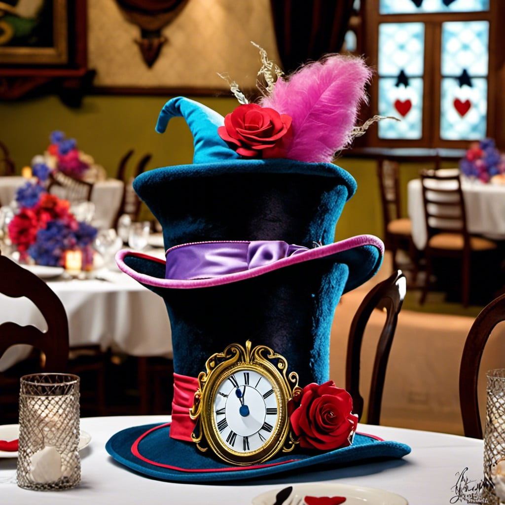mad hatters hat centerpieces