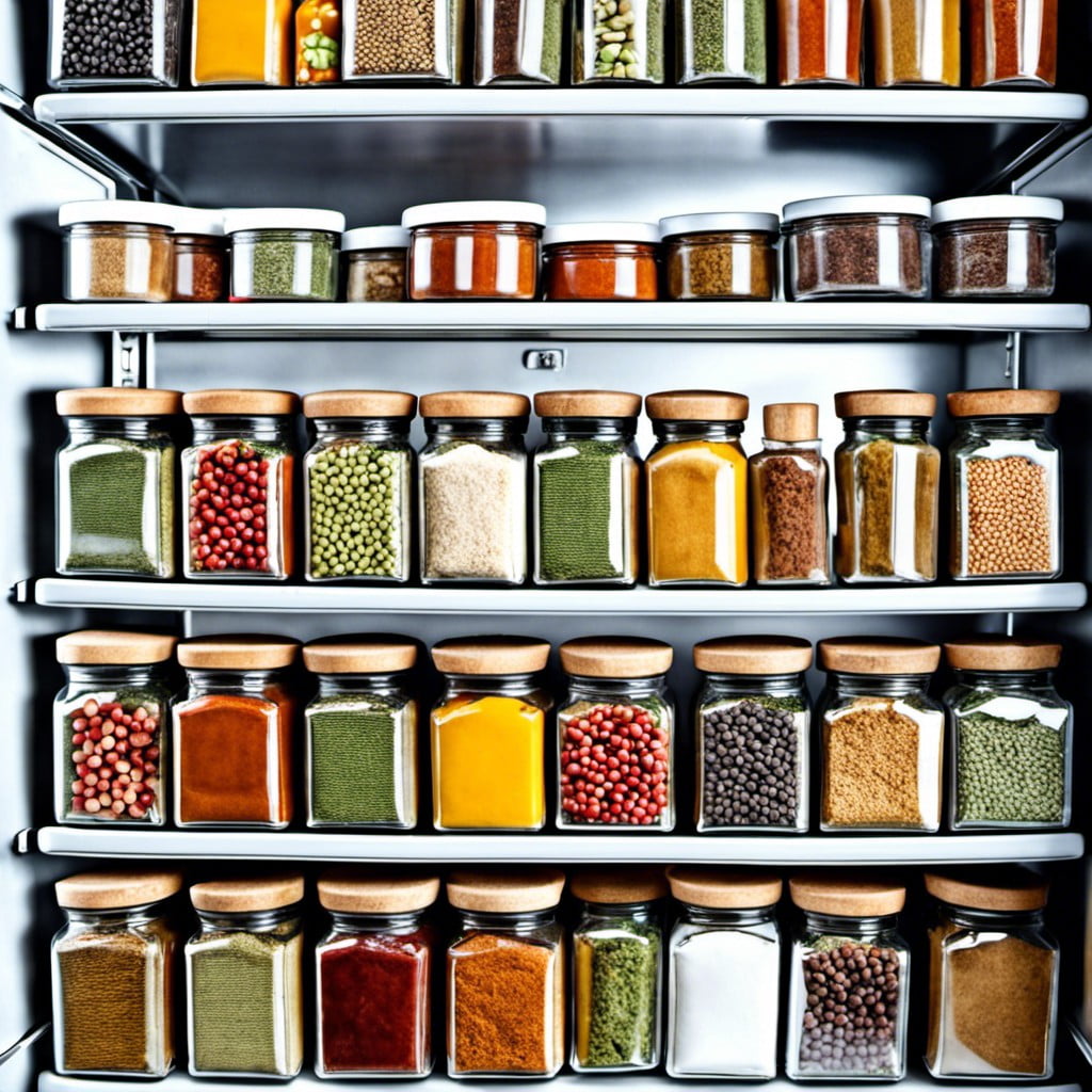 magnetic spice rack for the fridge