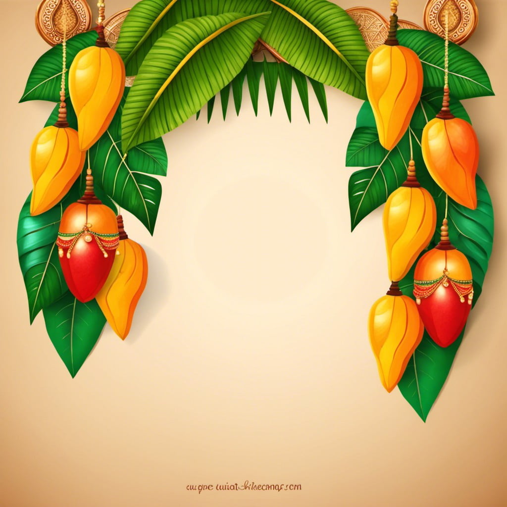 mango leaves hanging