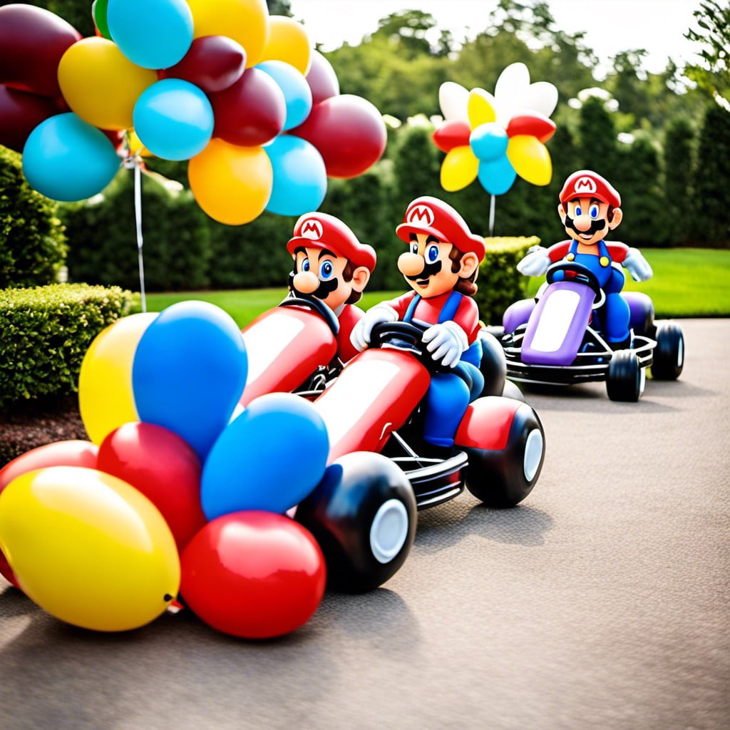 mario cart balloons