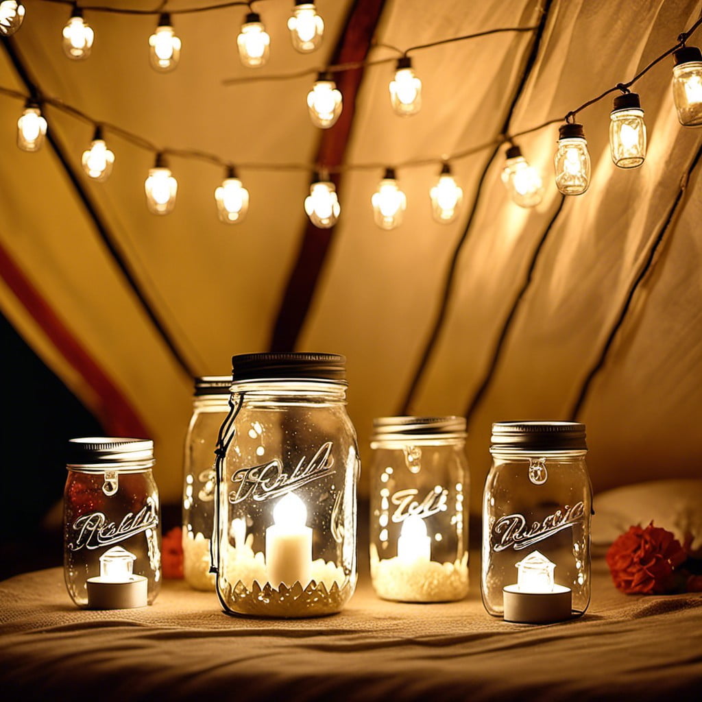 mason jar lighting