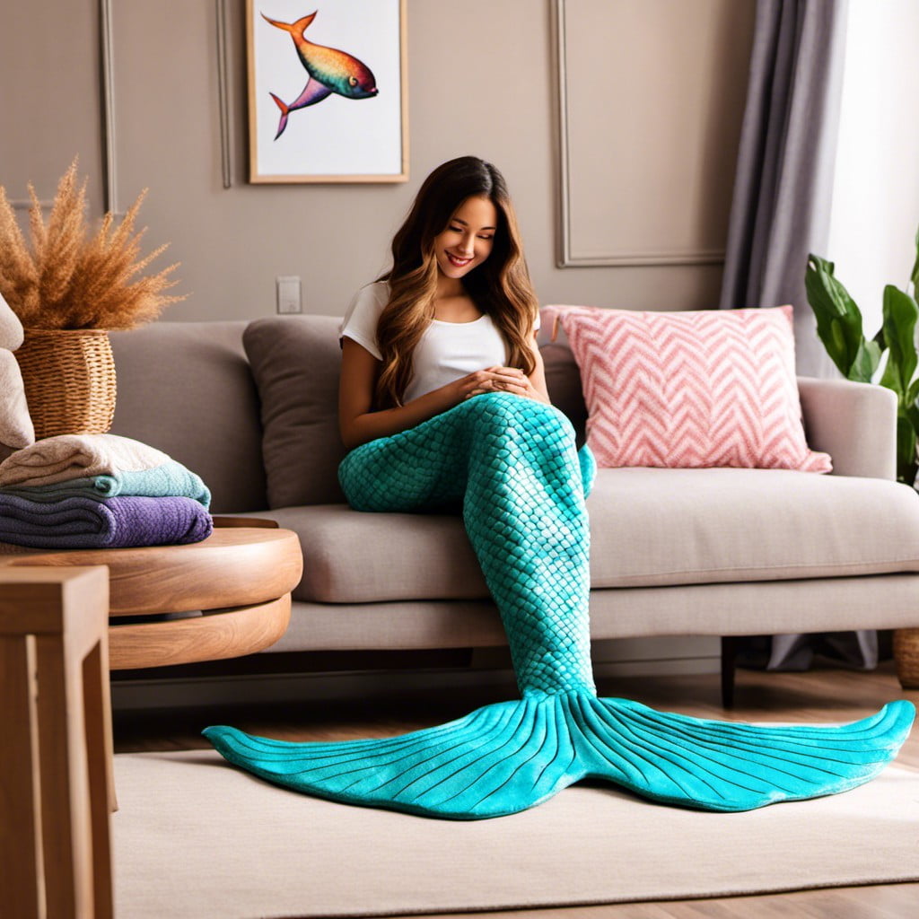 mermaid tail blankets