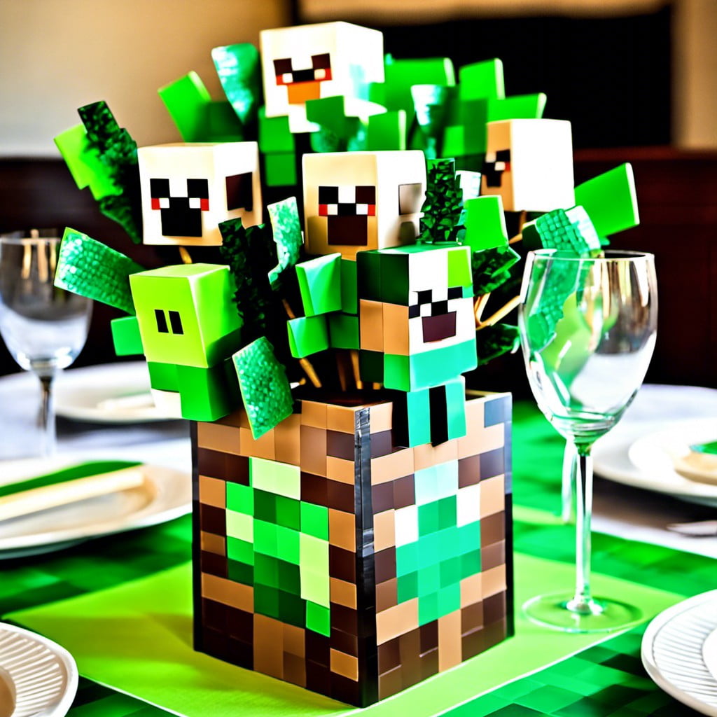 minecraft table centerpiece